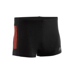 Bokserki 3 paski JR. Czarne kąpielówki męskie marki Adidas, w paski. Za 139,99 zł.