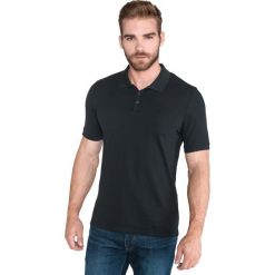 Calvin Klein Paul Polo Koszulka Czarny. Czarne podkoszulki męskie Calvin Klein, xl, bez wzorów, z bawełny, polo, bez rękawów. Za 300,95 zł.