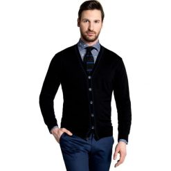 Sweter IGNAZIO SWC000045. Niebieskie swetry męskie marki Giacomo Conti, m, bez wzorów, z wełny, eleganckie, bez kołnierzyka, bez kaptura. Za 299,00 zł.