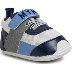 Sneakersy MAYORAL - 9280 Celeste 43. Niebieskie trampki chłopięce Mayoral, bez wzorów, ze skóry ekologicznej, na rzepy. Za 89,00 zł.