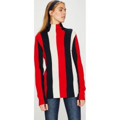 Calvin Klein - Sweter. Szare golfy damskie marki Calvin Klein, s, z wełny, z krótkim rękawem. W wyprzedaży za 499,90 zł.