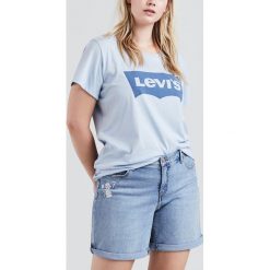 T-shirty damskie: Gładki T-shirt z okrągłym dekoltem, krótki rękaw