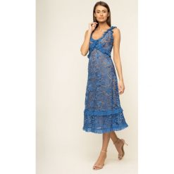 Sukienka koktajlowa MICHAEL Michael Kors Floral Lace MH98ZDFDRR. Białe sukienki damskie MICHAEL Michael Kors, xs, bez wzorów, z poliesteru, wizytowe, bez kołnierzyka, bez rękawów. W wyprzedaży za 909,00 zł.
