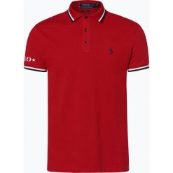 Polo Ralph Lauren - Męska koszulka polo – Slim fit, czerwony. Czerwone koszulki męskie Polo Ralph Lauren, xxl, w paski, bez rękawów. Za 579,95 zł.