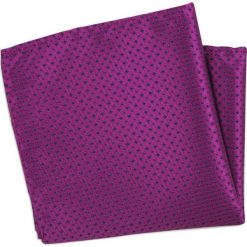 Fioletowa Elegancka Męska Poszetka -ALTIES- w Drobne Figury Geometryczne POSZALTTANIA0363. Fioletowe poszetki męskie Alties, w geometryczne wzory, z materiału, eleganckie. Za 16,90 zł.