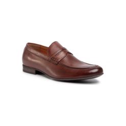 Lasocki for men MB-NAXOS-05. Pomarańczowe półbuty męskie Lasocki For Men, bez wzorów, ze skóry, bez zapięcia. Za 199,99 zł.