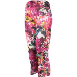 Legginsy sportowe damskie: legginsy damskie ADIDAS ULTIMATE FIT 3/4 TIGHT FLOWER / AJ5031