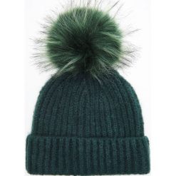 Czapka z wymiennym pomponem - Khaki. Brązowe czapki damskie Cropp. Za 39,99 zł.