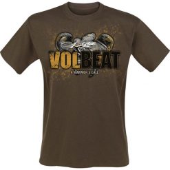 Volbeat Boxing T-Shirt brązowy. Brązowe t-shirty męskie z nadrukiem Volbeat, m. Za 54,90 zł.