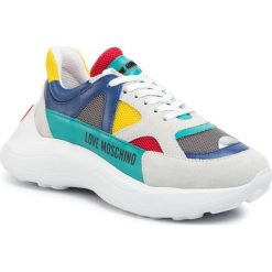 Sneakersy LOVE MOSCHINO - JA15306G1AIQ840A Mix Multicolor. Półbuty damskie Love Moschino, ze skóry. Za 949,00 zł.