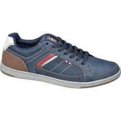 Sneakersy męskie Memphis One niebieskie. Niebieskie sneakersy męskie Memphis One, na sznurówki. Za 119,90 zł.