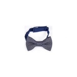 MUCHA JEDWABNA GOTOWA NAVY BLUE UNIQUE. Niebieskie muszki męskie marki R3s men's accessories, bez wzorów, z jedwabiu. Za 59,00 zł.