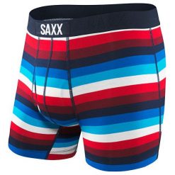 SAXX Bokserki męskie Ultra Boxer Brief Fly Nav / rd (rozmiar M). Slipy męskie termoaktywne Saxx, bez wzorów. W wyprzedaży za 102,00 zł.