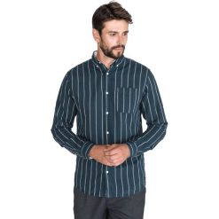 Jack & Jones Dean Koszula Niebieski. Niebieskie koszule męskie Jack & Jones, m, w paski, z bawełny, bez kołnierzyka, z długim rękawem. Za 156,95 zł.