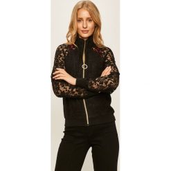 Roberto Cavalli Sport - Bluza. Czarne bluzy sportowe damskie Roberto Cavalli Sport, s, bez wzorów, z elastanu, bez rękawów, bez kaptura. W wyprzedaży za 999,90 zł.