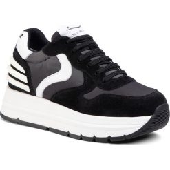 Sneakersy VOILE BLANCHE - Maran Power 0012014751.02.1A16 Nero/Grigio. Czarne półbuty damskie Voile Blanche, bez wzorów, ze skóry, bez obcasa, na koturnie, bez zapięcia. Za 899,00 zł.