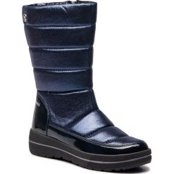 Śniegowce CAPRICE - 9-26453-21 Navy Comb 815. Niebieskie buty zimowe damskie marki Caprice, z materiału, na niskim obcasie. W wyprzedaży za 209,00 zł.