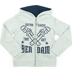 Bluza w kolorze szarym. Szare bluzy niemowlęce Street Monkey, z nadrukiem, z bawełny. W wyprzedaży za 49,95 zł.