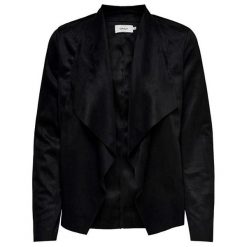 ONLY Kurtka damska Fleur Drapy Faux Suede Jack et Black (rozmiar 40). Czarne kurtki damskie ONLY, bez wzorów, ze skóry, bez kaptura. W wyprzedaży za 117,00 zł.