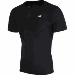 Koszulka kompresyjna - MT710135BK. Koszulki męskie New Balance, na jesień, xl, bez wzorów, z poliesteru, sportowe, bez kołnierzyka, bez rękawów. W wyprzedaży za 99,99 zł.