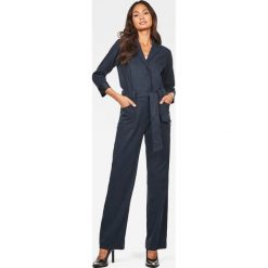 G-Star Raw - Kombinezon. Niebieskie kombinezony damskie G-Star RAW, na co dzień, s, bez wzorów, z bawełny, retro, bez kołnierzyka, z długim rękawem, długie. Za 799,90 zł.