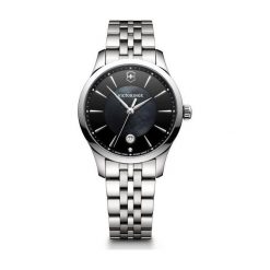 PROMOCJA ZEGAREK VICTORINOX SWISS ARMY Alliance Small 241751. Czarne zegarki damskie Victorinox, ze stali. W wyprzedaży za 1590,00 zł.
