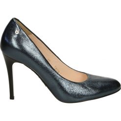 Czółenka - 5209 851 BLU. Szare czółenka Venezia, ze skóry. Za 169,00 zł.