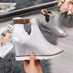 Sneakersy damskie ażurowe open toe srebrne Filippo. Szare sneakersy damskie FILIPPO. Za 139,99 zł.