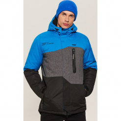 Sportowa kurtka z kapturem - Niebieski. Niebieskie kurtki sportowe męskie House, l. Za 299,99 zł.
