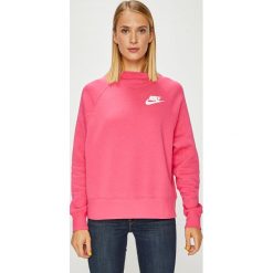 Nike Sportswear - Bluza. Różowe bluzy damskie Nike Sportswear, s, z nadrukiem, z elastanu, bez rękawów, bez kaptura. W wyprzedaży za 139,90 zł.