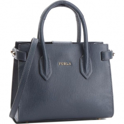Torebka FURLA - Pin 978751 B BQM3 B30 Ardesia e. Niebieskie torebki klasyczne damskie marki Furla, bez wzorów, ze skóry, klasyczne, bez dodatków. W wyprzedaży za 659,00 zł.