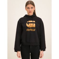 Bluza G-Star Raw Graphic 21 D15964-A975-6484. Czarne bluzy damskie G-Star RAW, l, bez wzorów, z bawełny, bez rękawów, bez kaptura. W wyprzedaży za 299,00 zł.