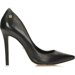Buty ślubne damskie: Czarne czółenka damskie