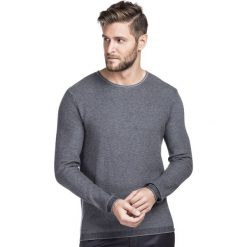 Sweter ZENONE SWPR000195. Szare swetry męskie Giacomo Conti, m, bez wzorów, z bawełny, bez kołnierzyka, bez kaptura. Za 399,00 zł.