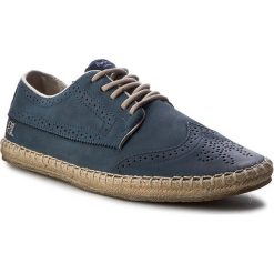 Espadryle męskie: Espadryle PEPE JEANS – Tourist Brogue Lth PMS10187 Navy 595