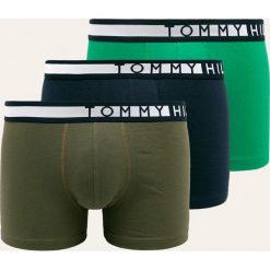 Tommy Hilfiger - Bokserki (3-Pack). Niebieskie bokserki męskie TOMMY HILFIGER, s, bez wzorów, z elastanu. W wyprzedaży za 139,90 zł.