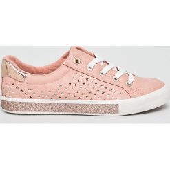 Answear - Tenisówki Kylie Crazy. Różowe trampki i tenisówki damskie ANSWEAR, bez wzorów, ze skóry, na sznurówki. W wyprzedaży za 59,90 zł.