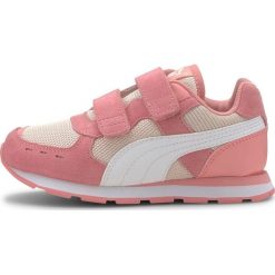 Puma buty dziewczęce Vista V PS 36954010 34 różowe. Różowe buty dziewczęce sportowe Puma, bez wzorów, ze skóry, na rzepy. W wyprzedaży za 199,00 zł.