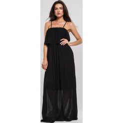 Czarna Sukienka Baulk. Czarne sukienki damskie other, s, bez wzorów, bez kołnierzyka, bez rękawów, maxi. Za 104,99 zł.