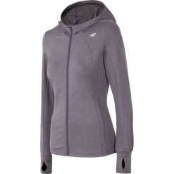 Bluzy damskie: Bluza treningowa damska BLDF250 – ciemny szary melanż