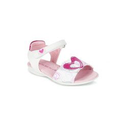 Sandały Dziecko Agatha Ruiz de la Prada BOULETTE. Białe sandały dziewczęce marki Agatha Ruiz de la Prada, bez zapięcia. Za 175,20 zł.