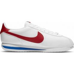 BUTY CORTEZ BASIC. Czerwone buty sportowe męskie Nike, ze skóry, bez zapięcia, do biegania, Nike Cortez. Za 369,99 zł.