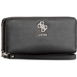 Duży Portfel Damski GUESS - Digital (VG) Slg SWVG68 53460 BLA. Czarne portfele damskie marki Guess, z aplikacjami, ze skóry ekologicznej. Za 279,00 zł.