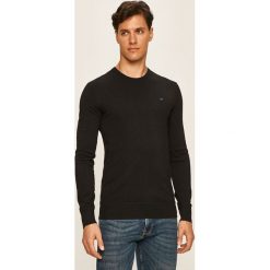 Scotch & Soda - Sweter. Czarne swetry męskie Scotch & Soda, s, bez wzorów, z wiskozy, z okrągłym kołnierzem, bez kaptura. W wyprzedaży za 239,90 zł.