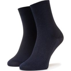 Skarpety Wysokie Damskie TOMMY HILFIGER - 320315001 Midnight Blue 014. Niebieskie skarpetki damskie TOMMY HILFIGER, bez wzorów, z elastanu. Za 39,00 zł.