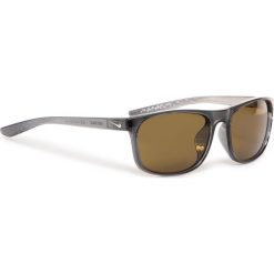 Okulary przeciwsłoneczne NIKE - Endure CW4651 021 Dark Grey/Terrain Tint. Szare okulary przeciwsłoneczne męskie Nike, z tworzywa sztucznego. Za 379,00 zł.