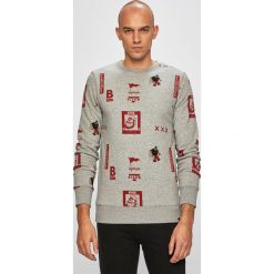 Scotch & Soda - Bluza. Szare bluzy męskie s, z nadrukiem, z bawełny, z okrągłym kołnierzem. W wyprzedaży za 269,90 zł.
