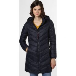 Tommy Hilfiger - Damski płaszcz pikowany, niebieski. Niebieskie płaszcze damskie TOMMY HILFIGER, l, bez wzorów, eleganckie. Za 649,95 zł.