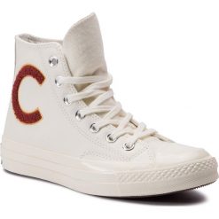 Trampki CONVERSE - Ctas 70 Hi 159679C Egret/Mars Stone/Soba. Brązowe półbuty damskie marki Converse, bez wzorów, ze skóry, bez zapięcia. W wyprzedaży za 249,00 zł.