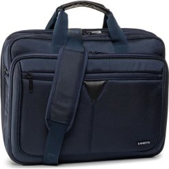 Torba na laptopa LANETTI - BMM-S-039-90-03 Cobalt Blue. Niebieskie torby męskie skórzane Lanetti, bez wzorów, z materiału. Za 199,99 zł.